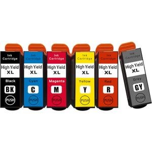 High Yield Ink Cartridges Replacement for Expression Photo XP-15000 Printer(6-Pack)