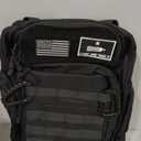 Dad Diaper Bag - Molle-Style Military Diaper Backpack Made of Rugged 900D Waterproof Polyester with Wider Extra-Long Straps, Pouch for Dirty Diapers, Baby Wipes Dispenser & Insulated Bottle Pockets (Black)