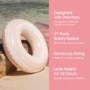 FUNBOY Giant Pink Ring 48'' Tube Float, with Integrated Cup Holder, Perfect for a Summer Pool Party, Large