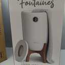 Fontaines Luxury Towel Warmer for Bathroom, Spa - Large Heated Thermal Bucket, Wood Handle, Safe Auto Shut Off, Fits Up to Two Large 40x70 Oversized Towels or Robes - White