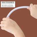 2 x YAOSHENG White Plastic Cake Dowel Rods for Tiered Cake Construction and Stacking Supporting Cake Round Dowels Straws with 0.47 Inch Diameter  (0.47 *11.81(5 PCS))