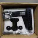 Adjustable Trailer Hitch -Drop Hitch-Tow Hitch with 2.5 inch Receiver-6inch Drop/Rise, 2" & 2-5/16" Ball Hitches for Trucks, 22,000 LBS GTW, Trailer Hitches with Anti-Theft Pin, Black