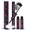 Veleasha Lash Bond and Seal Lash Clusters Glue Waterproof Eyelash Cluster Glue Long Lasting for DIY Lash Extensions Super Strong Hold 72 Hours at Home (10ml,Black)