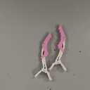 Head Kandy, Croc Clips, Pink, Professional Styling Hair Clips, 2 Pack, Non-Slip & Durable