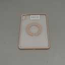 Magnetic Case for iPad mini 7 A17 Pro, iPad mini 7th/6th Generation Case(2024/2021) 8.3 inch Clear Back Cover,Slim&Light, Soft TPU Frame&Transparent Back,Military Grade Protective (Pink)