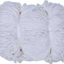 Soccer Goal, Soccer Net 6x4 ft for Backyard, Portable Training Equipment, Heavy Duty White Outdoor Football Goal, Replacement Netting Target, Kids Practice Reusable Net