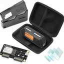 Wi-Fi Developer Board for Flipper Zero - All-in-One Complete Starter Kit with Full Protection (New Black)