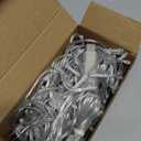 GRUPRIP LED Christmas Curtain Lights,Snowflake Lights Decorations with Remote Control,USB Powered 24 Snowflakes 120 LEDs Window String Lights with 8 Modes Decor Christmas Wedding Party Wall Home Decor (Warm White)