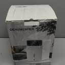 Dehumidifier For Home, 60 OZ Capacity, Auto Shut-Off For Medium Rooms Up To 500 Sq.Ft, Portable Quiet For Bedroom Bathroom Basement, 24H Timer & 7 Color Lights (White, 7.36 6.77 10.47 Inch)