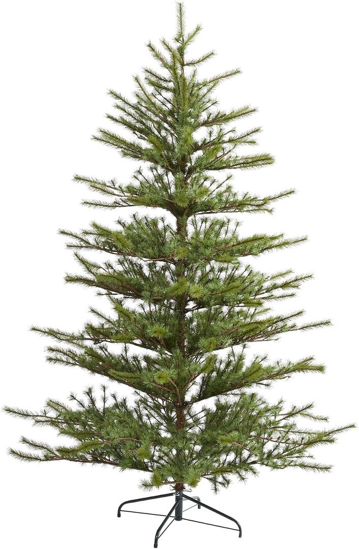 Nearly Natural 7ft. Vancouver Mountain Pine Artificial Christmas Tree with 374 Bendable Branches