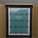 LaVie Home 16x20 Picture Frame Black Poster Frame,Display Pictures 11x14 with Mat or 16x20 Without Mat, Stable and Sturdy Frame and Polished Plexiglass, Horizontal and Vertical Format of The Walls