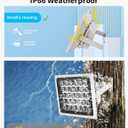 2 Pack IR Illuminators 30 LEDs 850nm Long Range Illuminator Up to 330ft/100m 90 Degree Wide Angle Infrared Flood Light IP67 Waterproof for Security Camera IR Light Indoor&Outdoor