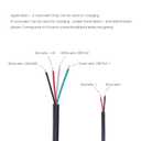 2 x 2Pcs USB A Female Plug to Bare Wire Open End Cable 3.3Ft(100cm) 5V 2.1A 2 & 4 cores Power and Data Transmission Pigtail Repair Tin on The Tail Cable Cord DIY Black