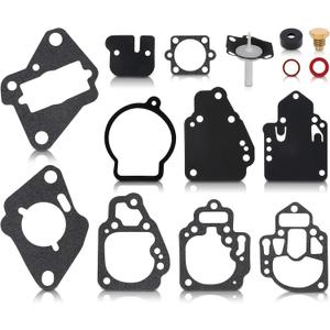 MOTOALL Carb Carburetor Rebuild Kit Fits for Mercury Mariner MANY 6 8 9.9 10 15,20 & 25 HP