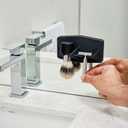 TOOLETRIES The Maverick Silicone Razor & Brush Holder Holder - The Best Safety Razor Stand. This Will Prolong The Life of Your Shaving Brush - Charcoal