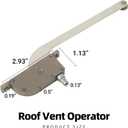 Calvana (2-Pack) Roof Vent Operator, Compatible with HENG'S 501. 1034, JRP1000RC, Durable Replacement for Smooth Vent Operation, Exact Fit & Easy Installation