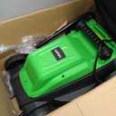 SOYUS Electric Lawn Mower Corded, 13 Inch 10-Amp Lawn Mowers with 8 Gallon Collection Bag, 3-Position Cutting Height Adjustment for Yard and Farm