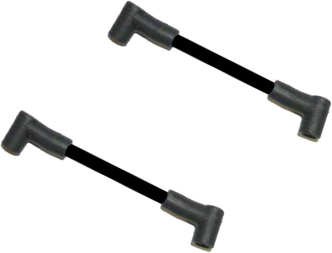 PARTSRUN 2PCS Performance Premium Marine Spark Plug Wire 6" for OMC Johnson Evinrude Spark Plug Wire Leads Sierra 18-8816-1 ZF478V