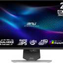msi MPG 274URDFW E16M 27-inch 3840 x 2160 (UHD) Gaming Monitor, 160Hz, AMD Adaptive Sync, HDR Ready, HDMI, VGA Port, VESA Mountable, Tilt, 4-Side Slim Bezel, 0.5ms, White