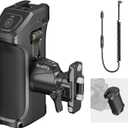 SmallRig Stepless Rotating Side Handle with Trigger REC & 2 Cables for Canon R50 V / R5 II / R5 / R6 / R6 II, for Blackmagic BMPCC 4K / 6K / 6K Pro, USB-C Power Output for Cameras, PD Fast Charging
