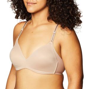 Warner's Women's No Side Effects Underarm-Smoothing Comfort Wireless Lightly Lined T-Shirt Bra 1056 (34C)