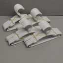 GoodtoU Baby Hangers, 60 Pack Baby Clothes Hangers for Closet Kids Plastic Hangers Toddler Infant Nursery Child Small Children (White)