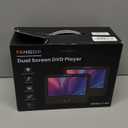 FANGOR 7.5 Inch Dual Car DVD Player, Portable DVD Player for Car with 5 Hours Rechargeable Battery, Last Memory, AV Out/in, Support USB/SD/Sync TV, All Regions