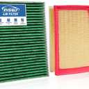 Engine+Cabin Air Filters Set Fit for 2024-2025 Chevrolet Trax, 2021-2025 Trailblazer, 2020-2025 Buick Encore GX | Replaces CF11966 CA12814 | 99% Filtration Efficiency | Easy Install