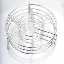Steam Rack Trivet Stainless Steel Steaming Rack Electric Pressure Cooker steam Rack Stand Diameter 6" 3Pack