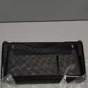 Magnetic File Holder 1 Pockets File Folder Organizer with Pen Holder, Office Hanging Magazine Rack for File Cabinets, Magnetic Paper Holder, No Drilling Mail Organizer for Refrigerator, Office (Black)