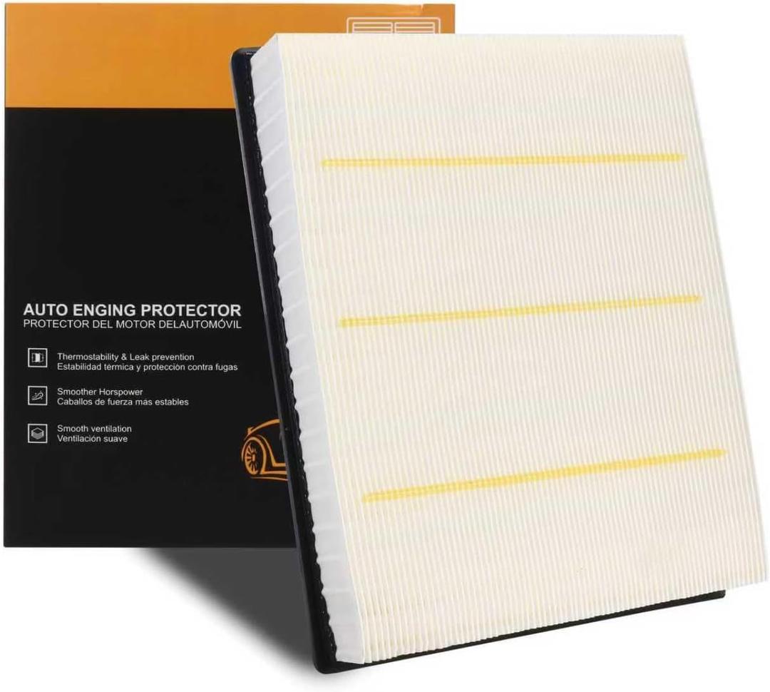 Engine Air Filter Replacement 15908915 for Chevrolet Silverado 1500 5.3L 1999-2017, for Tahoe 5.3L 2000-2019, for Silverado 2500 HD 6.0L 2001-2019, for Silverado 1500 4.8L 1999-2013