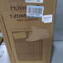 MUXHOMO 3.9 Inch 7-Zone Twin XL Mattress Topper, Egg Crate Memory Foam Mattress Topper Twin XL for Back Pain, Lavender Gel Infused Bed Pad, CertiPUR-US and Oeko-TEX Certification (79"×38")