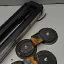 ASPL 29.5" 54 LED Strobe Light Bar Double Side Flashing High Intensity Emergency Warning Flash Strobe Light with Magnetic Base for Safety Construction Vehicles Tow Trucks Pickup (Amber/White)