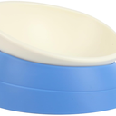 Bulldog Bowl Anti-Slip Dog Cat Dish Detachable Rubber Dog Bowl Pet Sterile Tilted Pet Feeder Slope Base