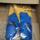 Sporti Essential Floating Swim Fins (Color) - Youth 4-5 / W 6 (YellowBlue)