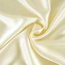 100% Mulberry Silk Fabric 25mm 45" Width Solid Color Nature Silk for Bedding Dress Wedding DIY (Beige, Sold by Half a Yard)