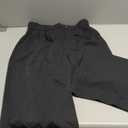 FUNYYZO Wide Leg Pants Women's High Elastic Waisted in The Back Business Work Trousers Long Straight Suit Pants (006# Black (Thin)