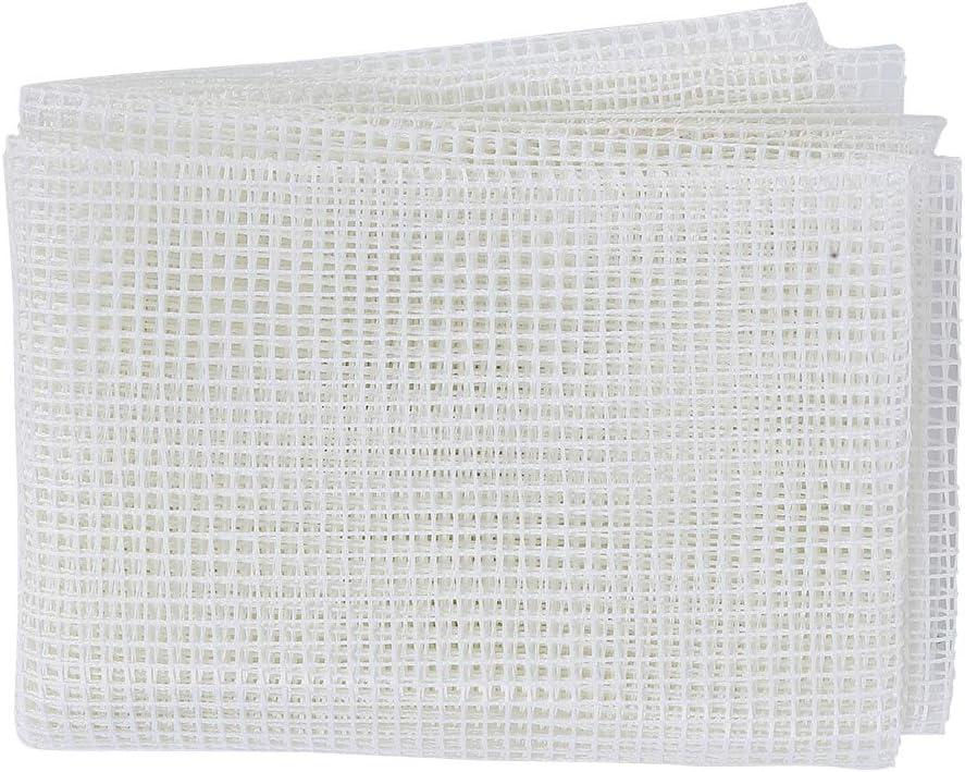 GLOGLOW Hook, Mesh Fabric Blank Rug Hooking Mesh Kit DIY Rug for Hook Rug Tapestry DIY(150x100cm/59x39.4in)