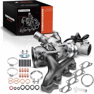 A-Premium Turbo Turbocharger and Complete Installation Kits Compatible with Buick, Chevy Vehicles - 1.4L Turbo - Encore 2013-2021, Cruze 2011-2015, Sonic 2012-2020, Trax 2013-2021 - Replaces 55565353