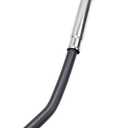 TRQ Rear Tank Mounted Fuel Tank Filler Neck Silver Compatible with 1987-1996 Ford F-150 1987-1997 F-250 F-350