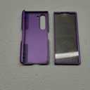 BERFY Magnetic for Samsung Galaxy Z Fold 6 Case with Privacy Screen Protector, [Compatible with MagSafe][Anti Spy] Built-in S Pen Holder & Kickstand, Full-Body Shockproof Case for Z Fold 6, Purple