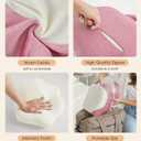 Pregnancy Pillows for Sleeping, Memory Foam Maternity Pillow Support for Back Belly HIPS, Adjustable Travel Wedge Pillow for Pregnant Women, Side Sleeping Pregnant Pillows with Velvet Cover