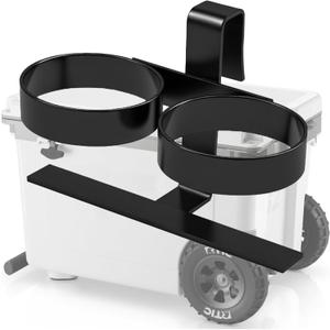 Cooler Beverage Holder, Stainless Cooler Cup Holder Compatible with YETI Tundra Coolers, RTIC Coolers, Fit for Any Cooler with a Fixed Slot of 1 inch in Width,Cooler Accessories.