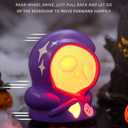 2 x Death Run Night Light with Pullback Car Function, and Tri-Color Dimming; Includes DIY Stickers for Customization,Gift for Kids,Boy,Girl,Child (Purple)