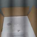 Bagood 12" Milk Glass Lights Fixture Schoolhouse Light Fixture Mid Century Light School House Lights Fixtures Ceiling Semi Flush Mount Ceiling for Bathroom Bedroom (Bulb Incl.) (12 inch-Black)