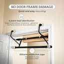 Doorway Hangboard Pull-Up Bar for Fingerboard, Rock Climbing, and Bouldering Training, No Drilling Required, Grip Strenth Training at Home