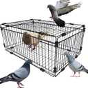 Bird Trap Cage Pigeon Quail Chicken Outdoor Trapping Live Small Bird Trap