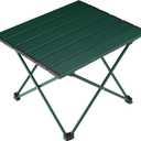 Portable Camping Table,Folding Side Table Aluminum Top for Outdoor Cooking, Hiking, Travel, Picnic