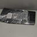 Wireless Keyboard and Mouse Combo - Full-Sized Ergonomic Keyboard with Wrist Rest, Phone Holder, Sleep Mode, 2.4G Quiet Keyboard for PC Laptop, Complete Work Setup for Office or Home -Trueque KM23 (1 PACK, Black)