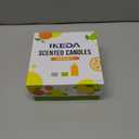 Gift for Christmas | Scented Candle for Love Wishes | Home Aromatherapy Candle with Crystals Stone | 18.7Oz Soy Jar Candle | Double Wick and 50-Hour Burn Time(Red, Floral)